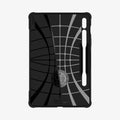 ACS01604 - Galaxy Tab S8 Case Rugged Armor Pro in black showing the inside of case