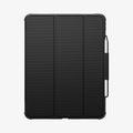 ACS07007 - iPad Pro 12.9-inch Case Rugged Armor Pro in Black showing the front with stylus pen attached