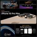 ACS07998 - iPhone 16 Pro Max Case Ultra Hybrid (MagFit) in White do you. we got you. easy approach. all new designed for iPhone 16 pro max. Magfit for magsafe. Magfit compatible. perfect attraction.