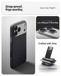 ACS09915 - iPhone 17 Pro Max Case Nano Pop (MagFit) in black sesame 
