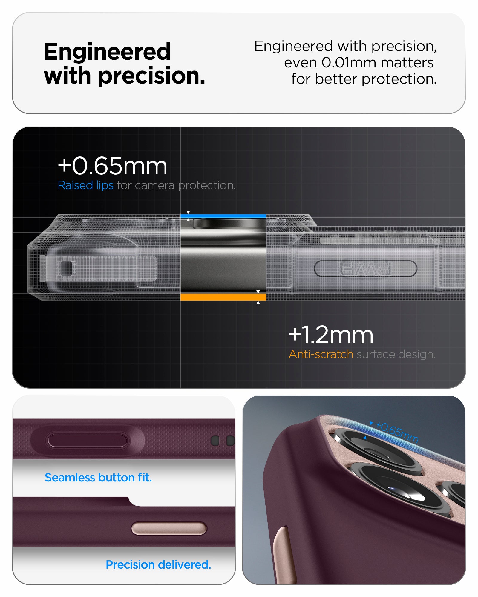 ACS09914 - iPhone 17 Pro Max Case Nano Pop (MagFit) in burgundy bean 