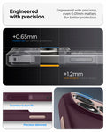 ACS09967 - iPhone 17 Pro Case Nano Pop (MagFit) in burgundy bean 