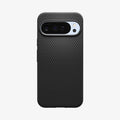 ACS09718 - Pixel 10 Pro XL Case Liquid Air (MagFit) in matte black showing the back