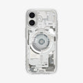 ACS10088 - iPhone 17 Ultra Hybrid Zero One (MagFit) in Zero One Natural Titanium showing the back