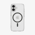 ACS10083 - iPhone 17 Ultra Hybrid (MagFit) in Clear Graphite showing the back