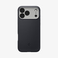 ACS09968 - iPhone 17 Pro Case Nano Pop (MagFit) in black sesame showing the back