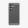 ACS08952 - Galaxy S25 Ultra Case Rugged Armor (MagFit) in Marble Gray showing the back